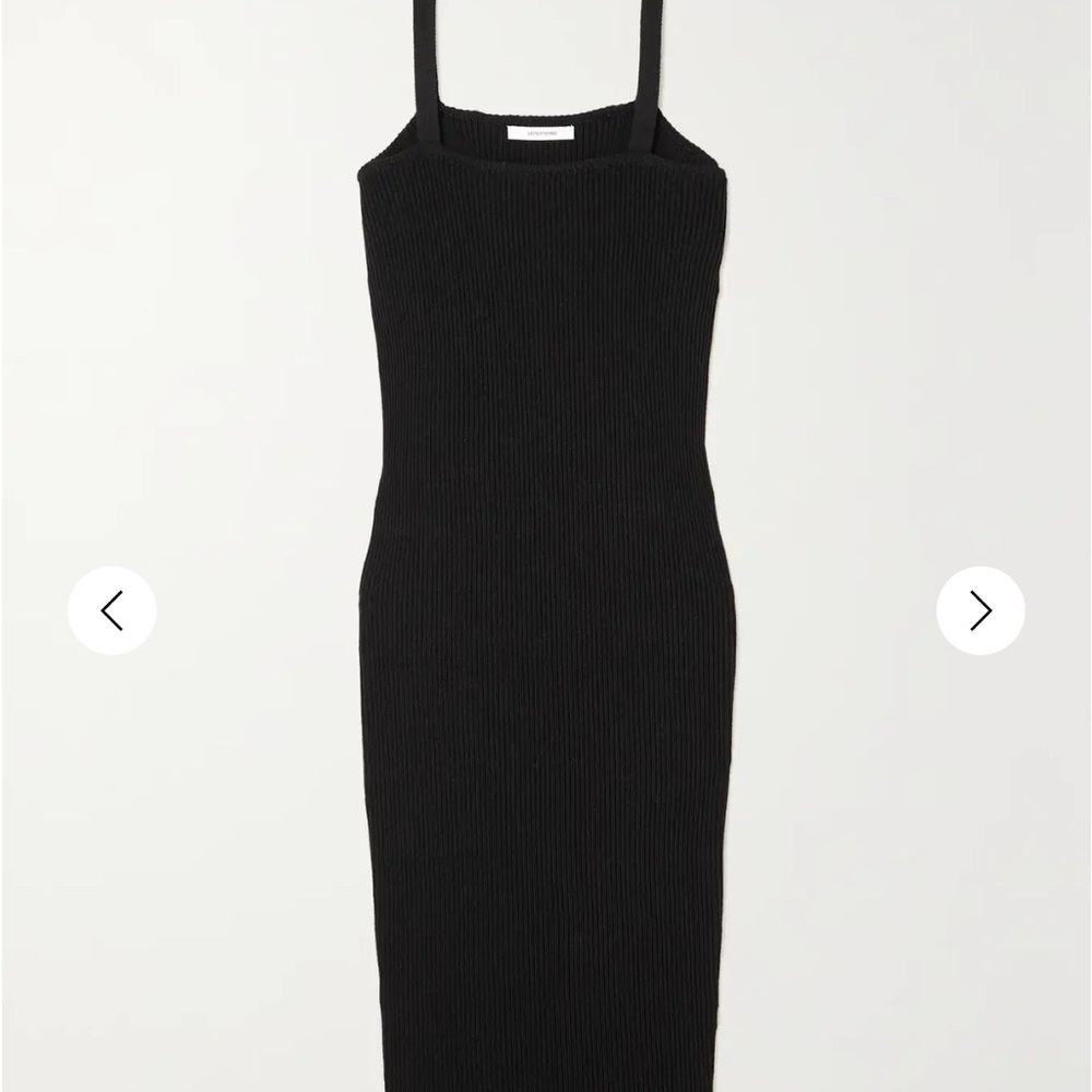 NWT LE 17 SEPTEMBRE
Ribbed-knit cotton midi dress
